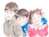�O�Z��  Brothers and Sister of Three