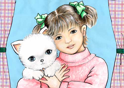 �l�R�ɂ�� Cute Kitty