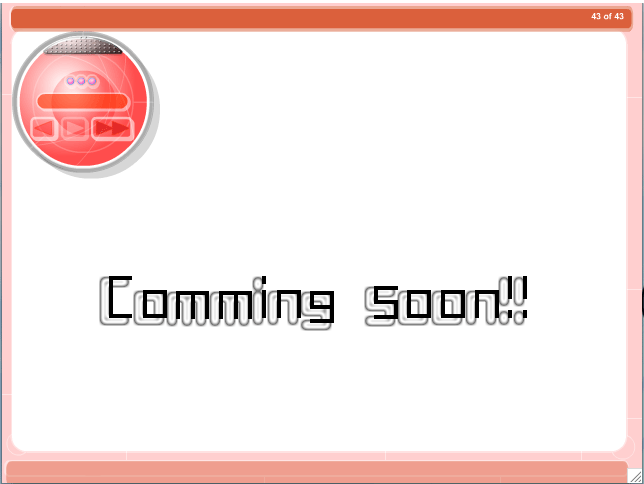 coming up soon
